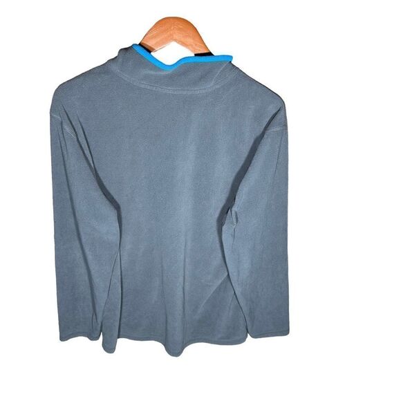 Nordic Track Gray and Blue Fleece Polo Size Med, SKU: 5-4310 - Picture 2 of 7